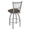 Holland Bar Stool Co 30" Swivel Bar Stool, Nickel Finish, Canter Earth Seat 81030AN006 - alternate 3